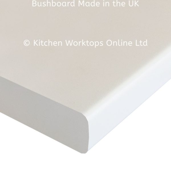 Bushboard plain white laminate worktop
