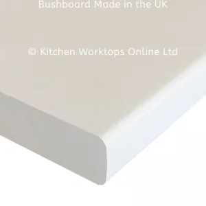 Bushboard plain white laminate worktop