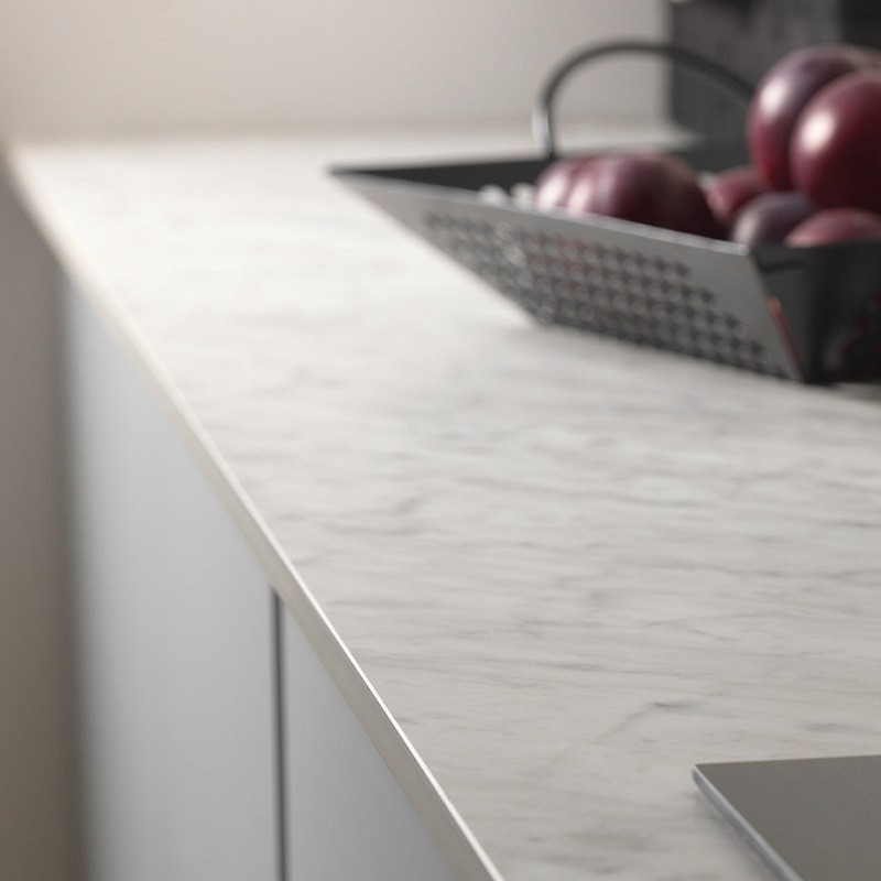 Aria Carrara Bianco 12mm Kitchen Worktops Online