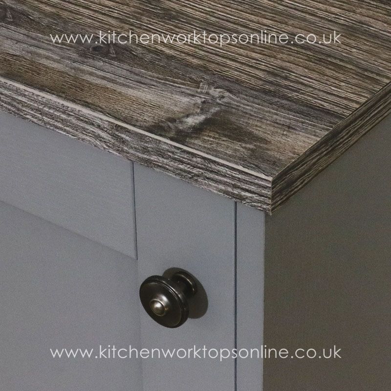 Dark Driftwood Square Edge Kitchen Worktops Online