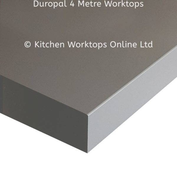 Duropal 4 metre kitchen worktop in square edge anthracite