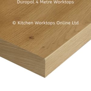 Duropal 4 metre square edge kitchen worktop in artisan oak