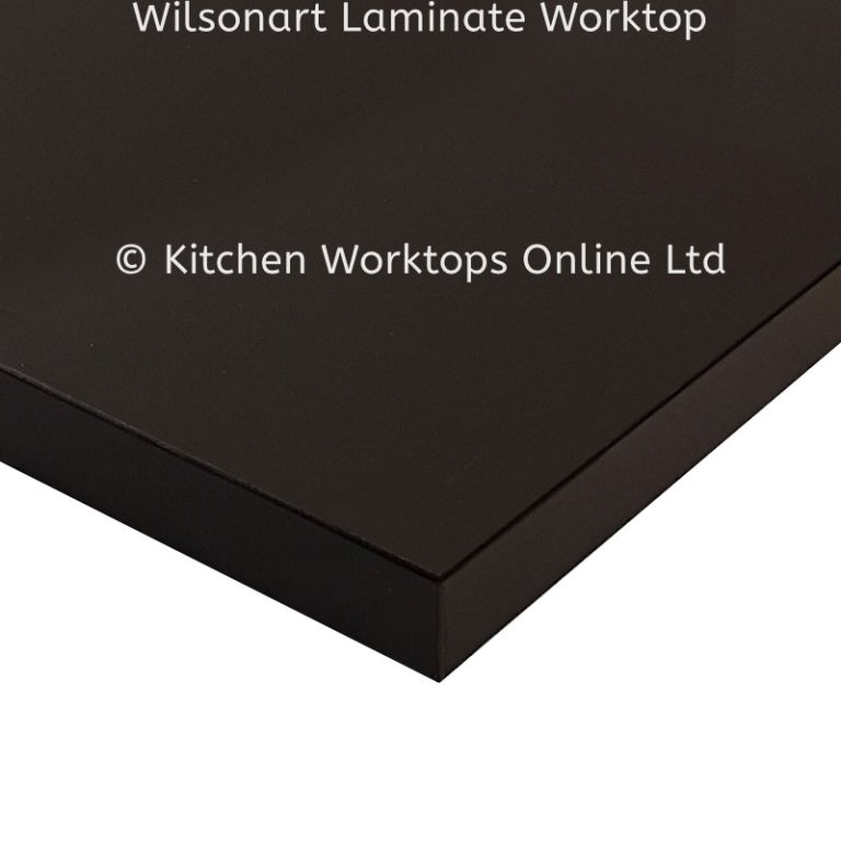 Black Square Edge Thin Laminate Worktop Kitchen Worktops Online