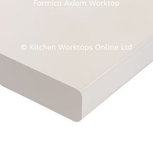 crisp white gloss laminate kitchen worktop
