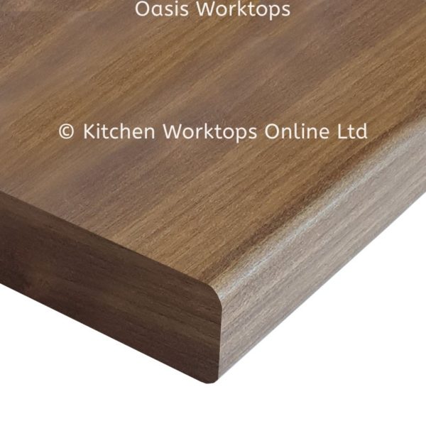Oasis laminate worktop dark select walnut