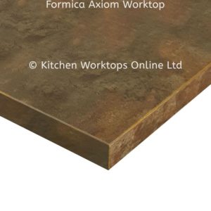 elemental corten square edge laminate kitchen worktop
