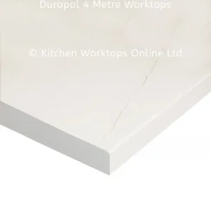 Duropal 4 metre kitchen worktop in india white square edge