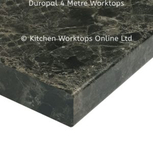 Duropal kitchen worktop in kings marble green