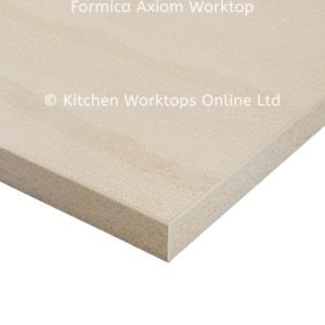 layered sand square edge laminate kitchen worktop