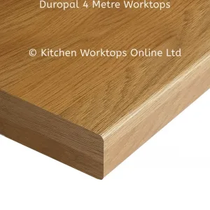 Duropal 4 metre kitchen worktop in natural oak block