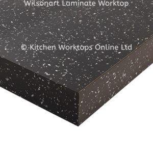 strass noir square edge laminate worktop