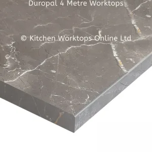 Duropal 4 metre kitchen worktop in square edge trasimeno basalt