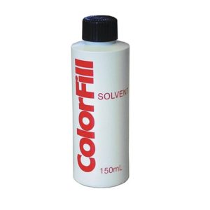 Colorfill solvent cleaner