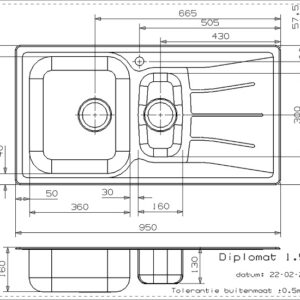 Alternative view of Reginox Diplomat 1.5 Eco Sink
