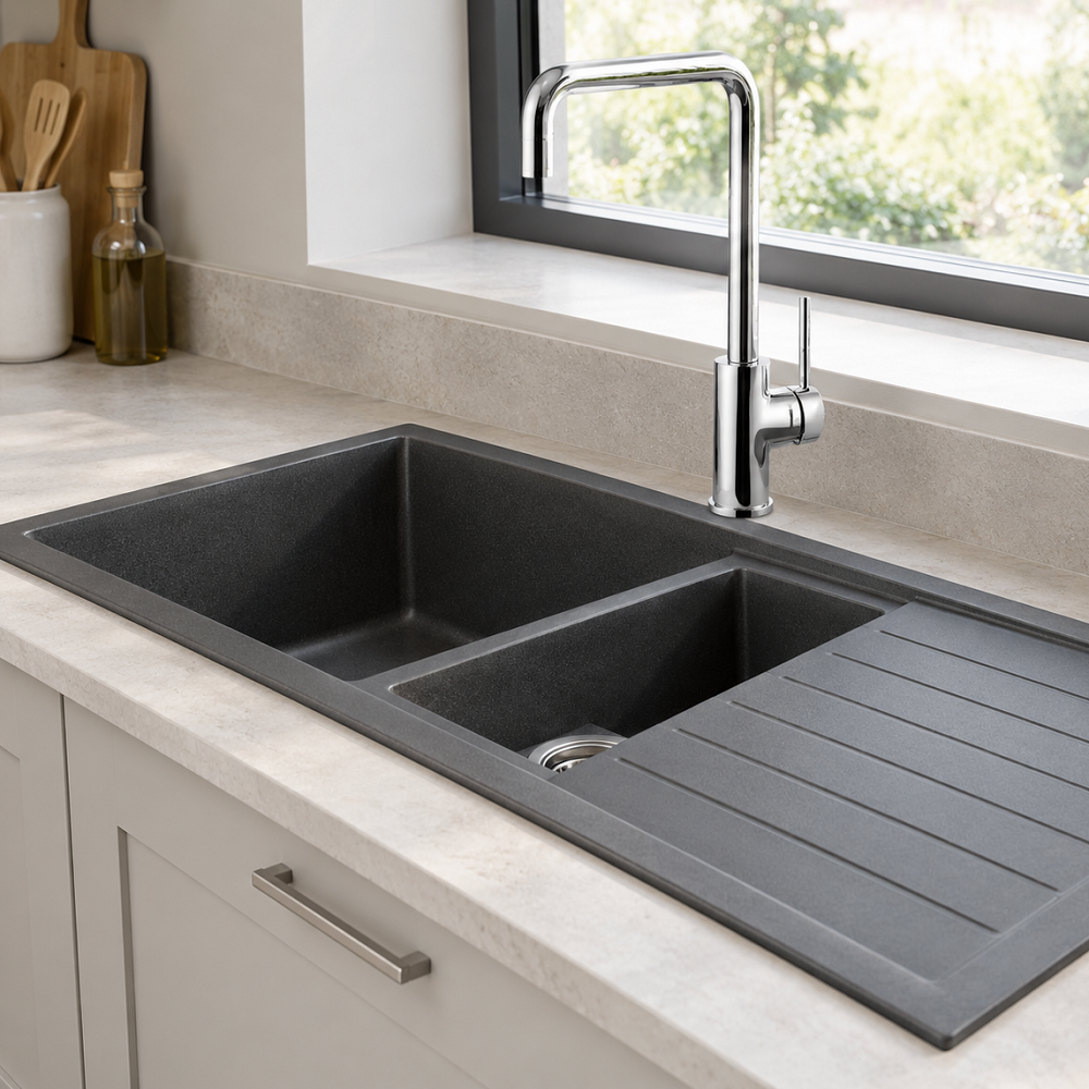 Cascatone Side Lever Chrome Tap - Image 2