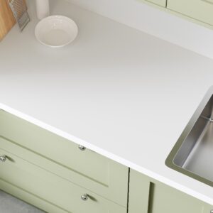 Alternative view of Pure White Laminate Worktop