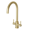 Twin Lever Brass Tap