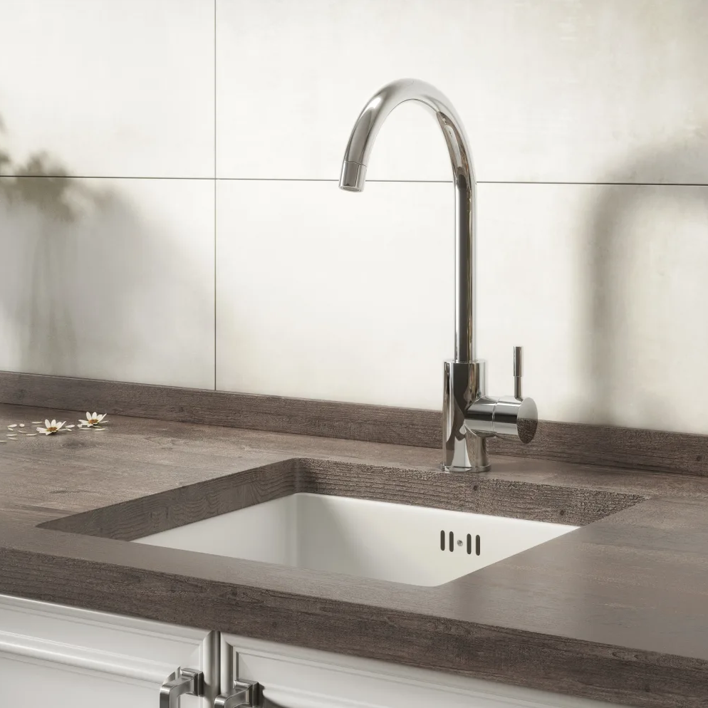 Side Lever Chrome Tap - Image 3
