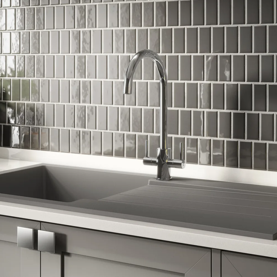 Twin Lever Chrome Tap - Image 2
