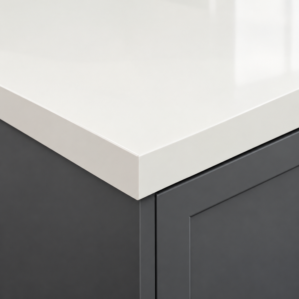 White Semi Gloss Square Edge